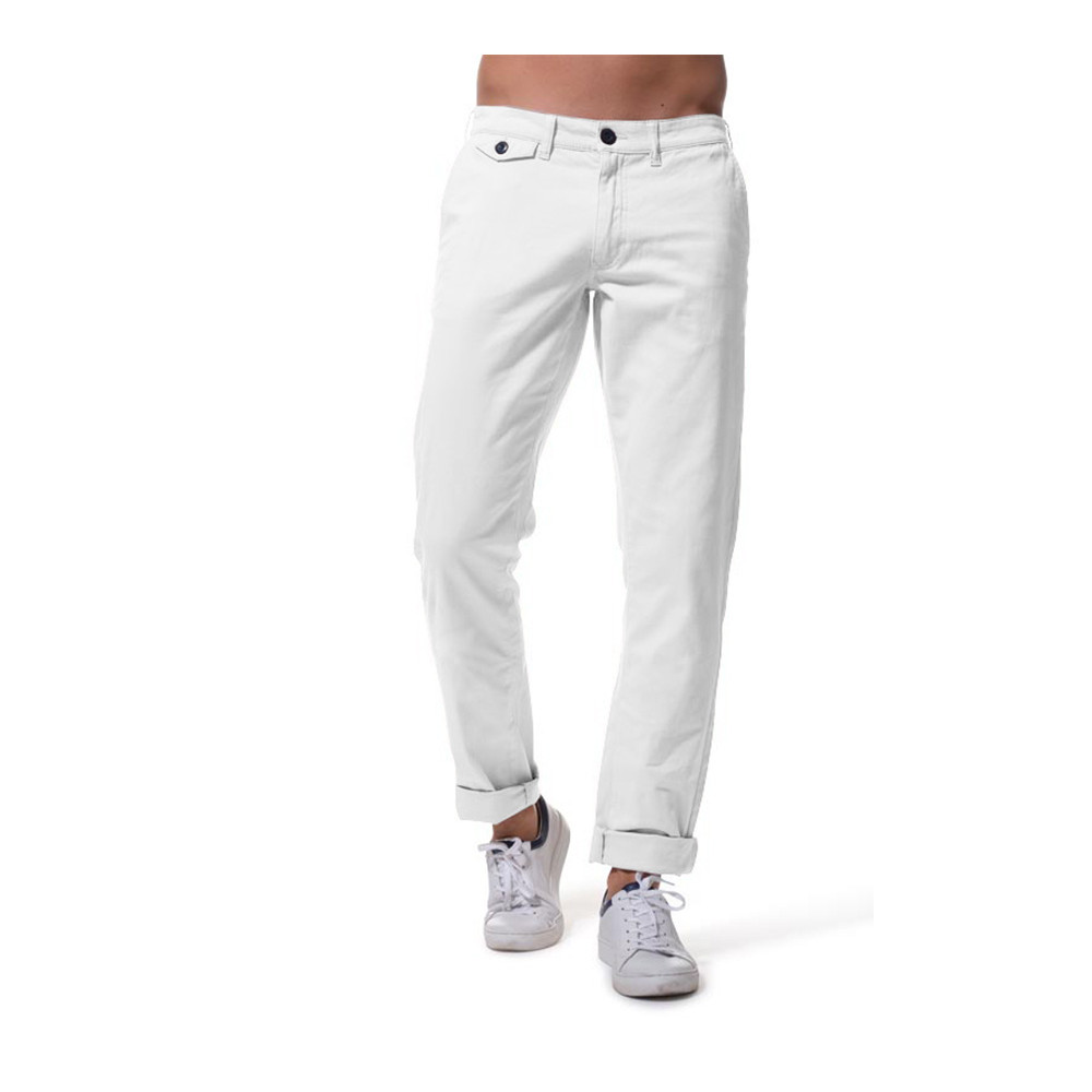 LEVON PANTALON CHINO BLANC POUR HOMME