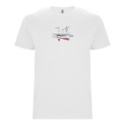 "LLAÜT ROJO" CAMISETA MARINERA BLANCA