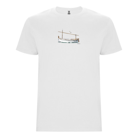 "LLAÜT BLANCO" CAMISETA MARINERA BLANCA
