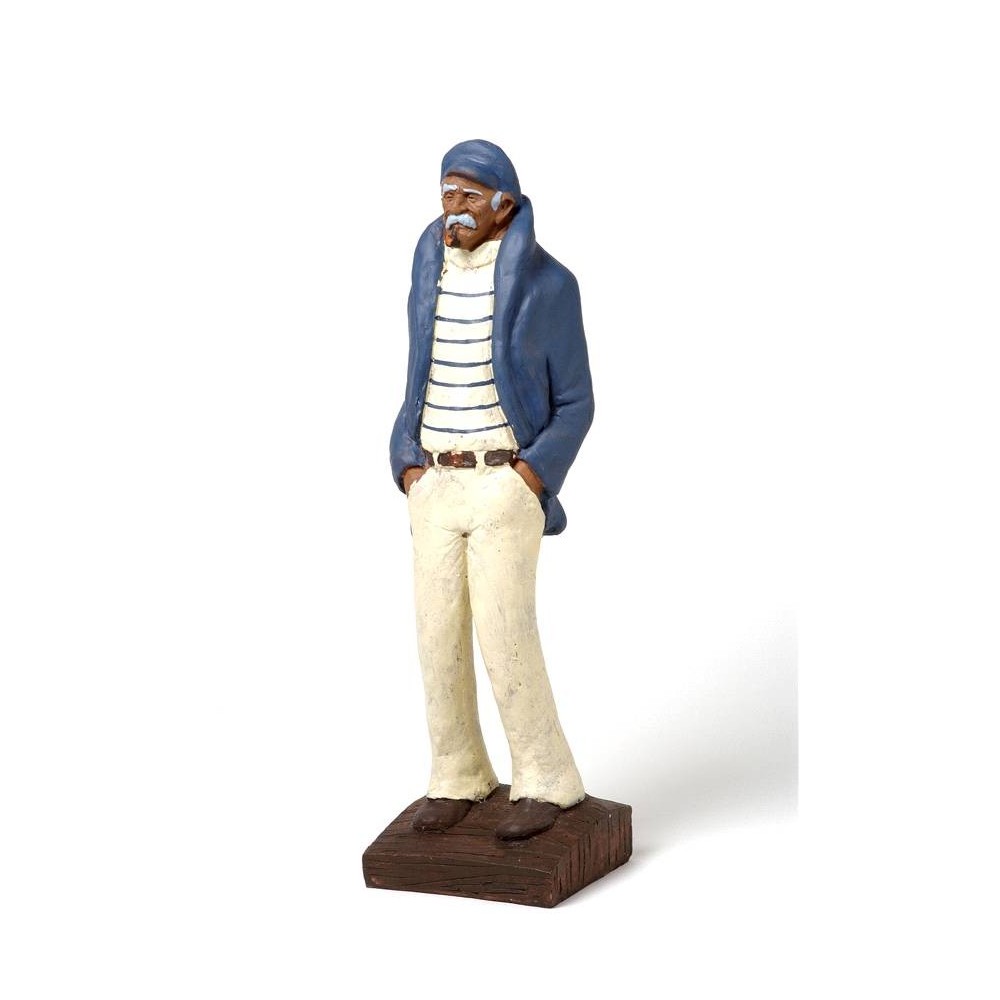 Figurine Sirène Debout 30 Cm - Statue Résine - Décoration Marine Multicolore