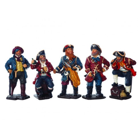 FIGURINE PERSONNAGE PIRATE AVEC BOUTEILLE