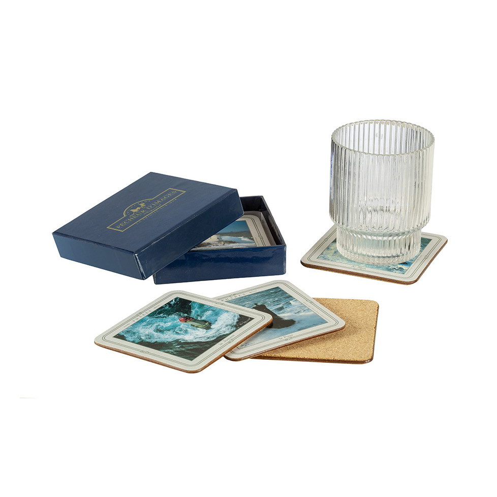 Set De 6 Dessous De Verres En Liège - Licence IV - Antidérapants - Multicolore - Neuf