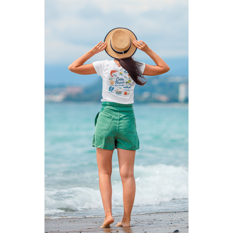 CAMISETA MUJER "COSTA BRAVA, ET PORTO DINS"