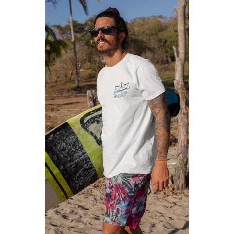 T-SHIRT "COSTA BRAVA PAPER BOAT"