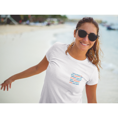 T-SHIRT FEMME "MOTS DE LA COSTA BRAVA"