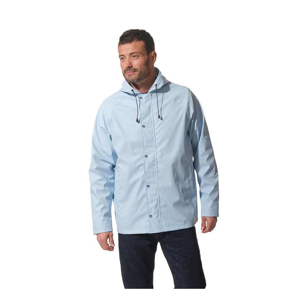 Light A-Line Raincoat Ombre Blue