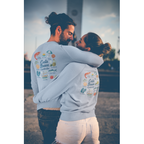 UNISEX SWEATSHIRT "COSTA BRAVA, ET PORTO DINS"