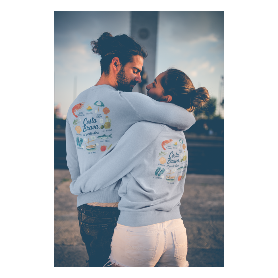 SWEATSHIRT MIXTE "COSTA BRAVA, ET PORTO DINS"