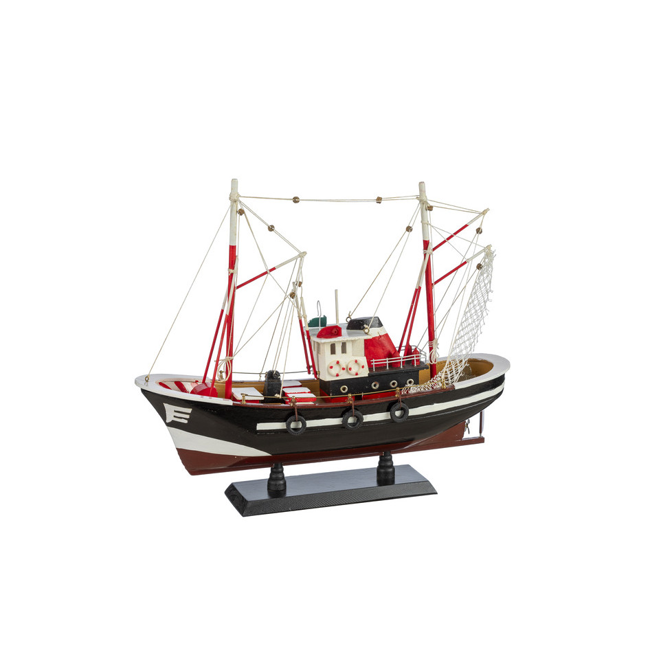 MAQUETA DE BARCO PESQUERO 41cm