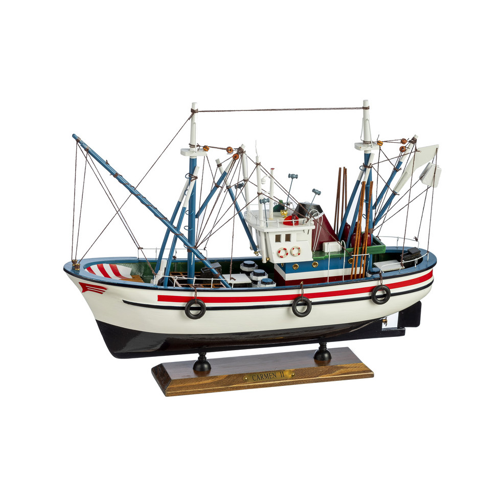 MAQUETA BARCO PESQUERO DEL NORTE 41cm