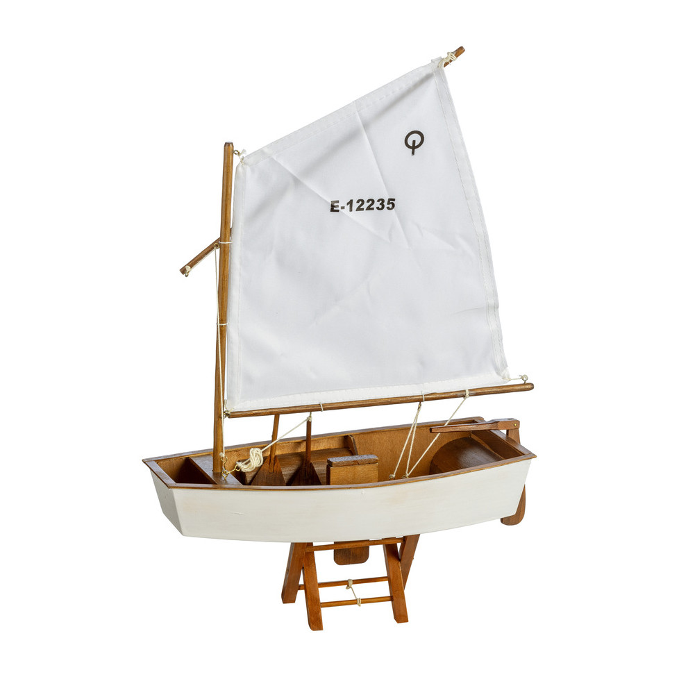 MAQUETTE VOILIER "OPTIMIST" DÉCORATION MARINE