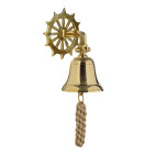NAUTICAL SHIP WHEEL BELL