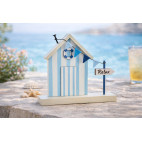 DECORATED BEACH HUT