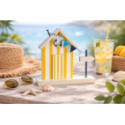 DECORATED BEACH HUT