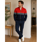 JERSEY CON CREMALLERA « RANDAL MARINO/ROJO