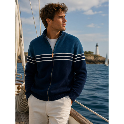 PULL MARIN ZIPPÉ « RANDAL »