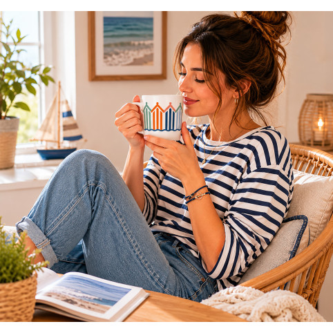 TAZA « CASETAS DE PLAYA »