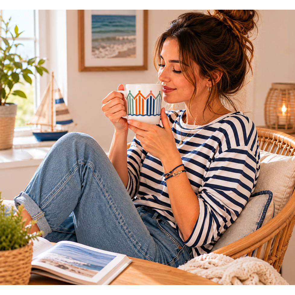 MUG « CABINES DE PLAGE »