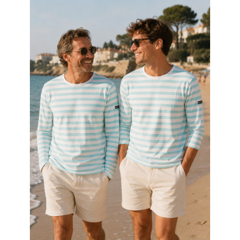 "TRIBORD" LONG-SLEEVE BRETON STRIPE T-SHIRT