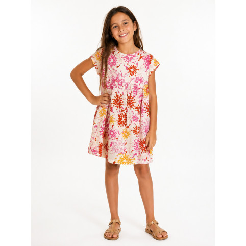 VESTIDO DE NIÑA CON ESTAMPADO FLORAL "BERICE"