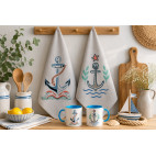 MUG EN CÉRAMIQUE – Collection Marine « Ancre »