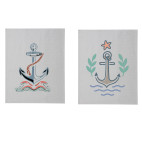 LOT DE 2 TORCHONS DE CUISINE – Collection Marine
