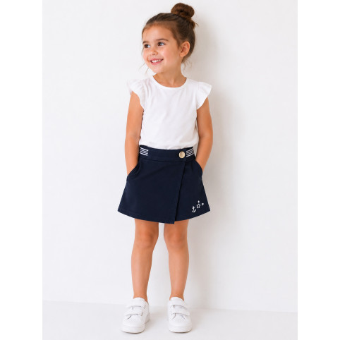 "BRIDGET" JUPE-SHORT POUR FILLE - MARINE