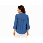 "SIBYLLE"  CHEMISE - CLAIR DENIM