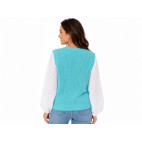 "GARANCE" SWEATER - TURQUOISE