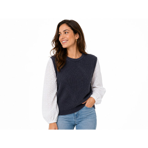 "GARANCE" PULL - MARINE