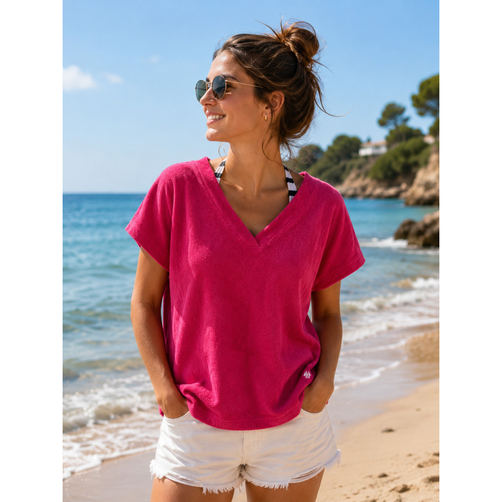 "MALWINA" CAMISETA - CORAL