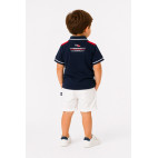 "BULLE" POLO INFANTIL - AZUL MARINO