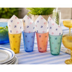 CONJUNTO DE 4 VASOS – COLORES SURTIDOS