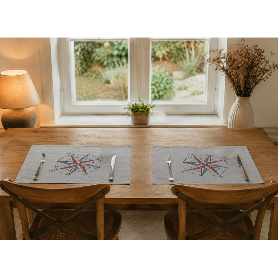 MANTEL INDIVIDUAL  « ROSA DE LOS VIENTOS »