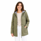 "LAURELLA" WOMEN'S KHAKI RAINCOAT