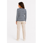 "GEZABELLE" WOMEN'S NAUTICAL KNITTED STRIPPED JUMPER
