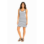 "TESS" NAUTICAL SLEEVELESS DRESS WITH WHITE AND BLUE STRIPES
