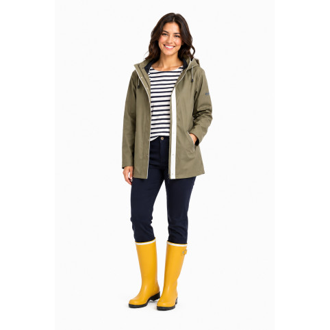"AIGA" NAUTICAL KHAKI WATERPROOF RAINCOAT