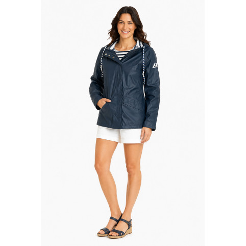 "ADORA" CHAQUETA CHUBASQUERO AZUL MARINO MUJER