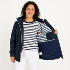 "MAIA" WOMEN'S NAVY BLUE RAINCOAT
