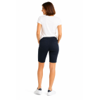 "VASCO" PANTALON BERMUDA BLEU MARINE POUR FEMME