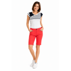 "VASCO" PANTALÓN BERMUDA PARA MUJER ROJO