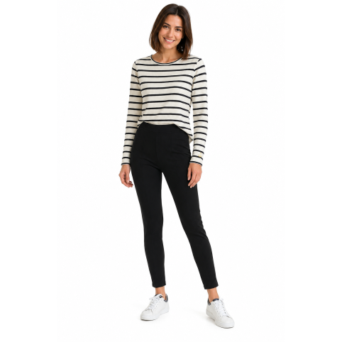 "MARACAS" WOMEN'S BLACK LEGGINGS 7/8
