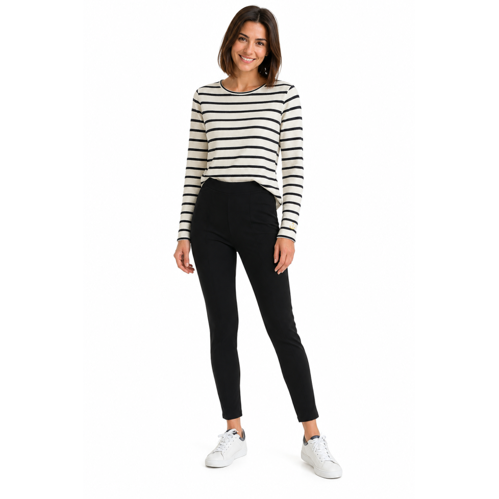 "MARACAS" WOMEN'S BLACK LEGGINGS 7/8
