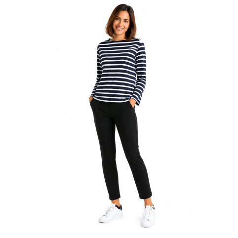 "CODY" WOMEN'S NAUTICAL STRIPED SHIRT
