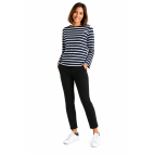 "CODY" TEE SHIRT MARINE RAYÉ FEMME