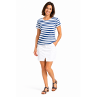 "SOSO" WOMEN'S NAUTICAL STRIPED T-SHIRT