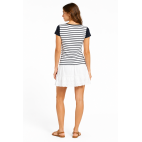 "UMA" T-SHIRT MARINIÈRE MANCHES COURTES POUR FEMME