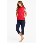 "CLEMY" WOMEN'S RED PADDED VEST