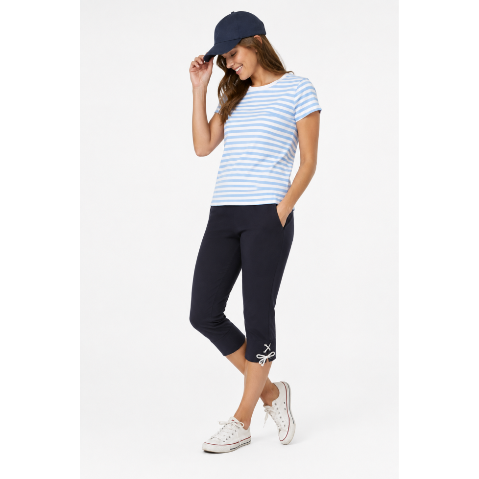 "SHANA" NAUTICAL CAPRI LEGGINGS